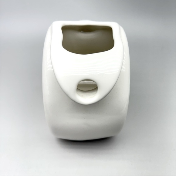 Vintage Feltman Langer USA Pottery
MCM White Ceramic Circle Pitcher - Picture 3 of 14